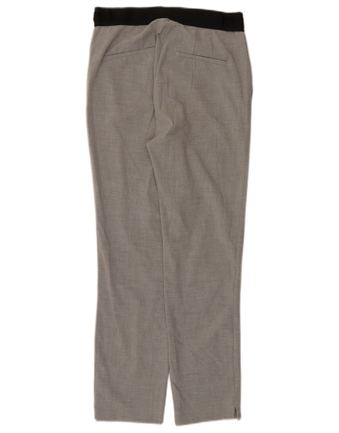 Zara Slim Suit Bukser Small W26 L26 Grå Colourblock Polyester