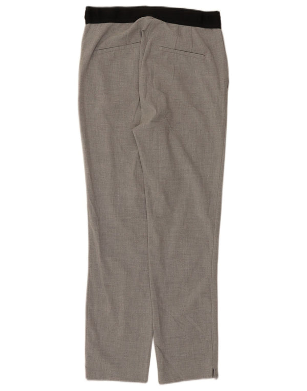 Zara Slim Suit Bukser Small W26 L26 Grå Colourblock Polyester