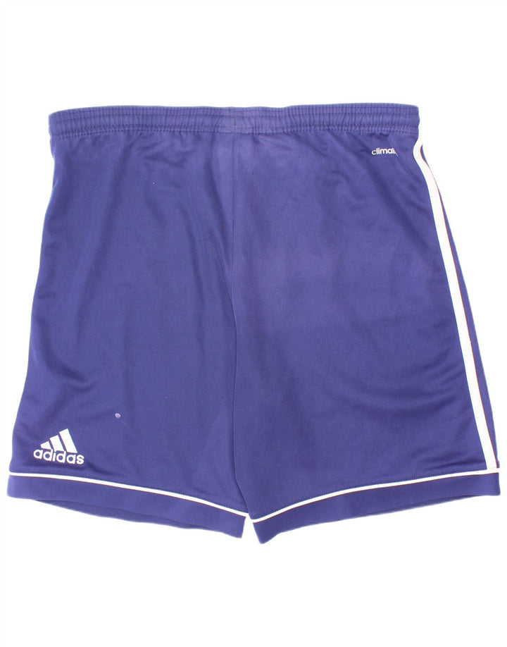 Adidas Boys Climalite Sportshorts 13-14 år Blå polyester