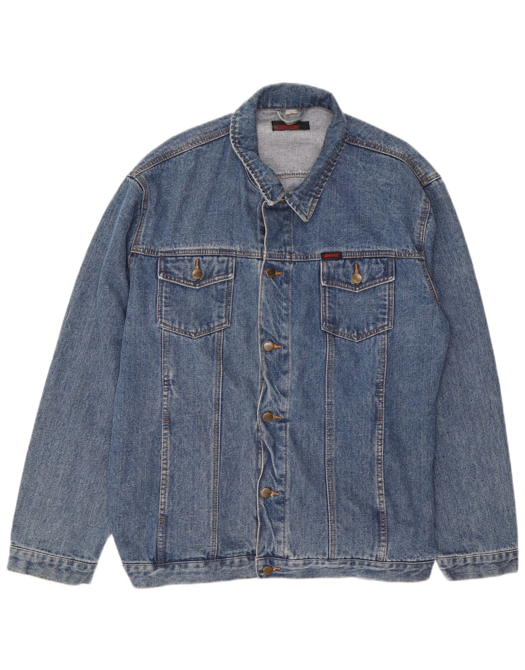 Jeaxxs Denimjakke til mænd UK 42 XL Blå Bomuld