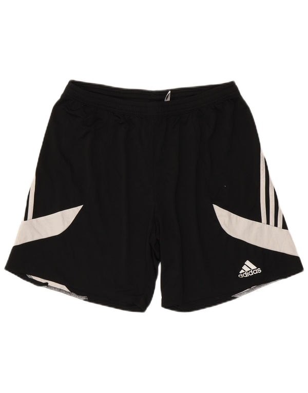 Adidas Herre Climalite Sportshorts Large Black Colourblock Polyester