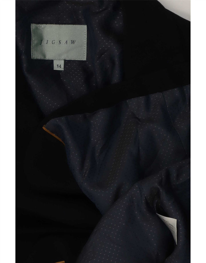Jigsaw Dame 1 Knap Blazer Jacket UK 14 Medium Sort