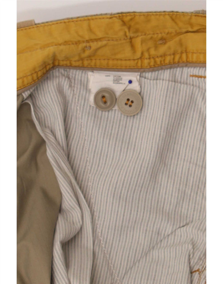 Marlboro Classics Herre Regular Fit Cargo Shorts W40 XL Khaki Bomuld