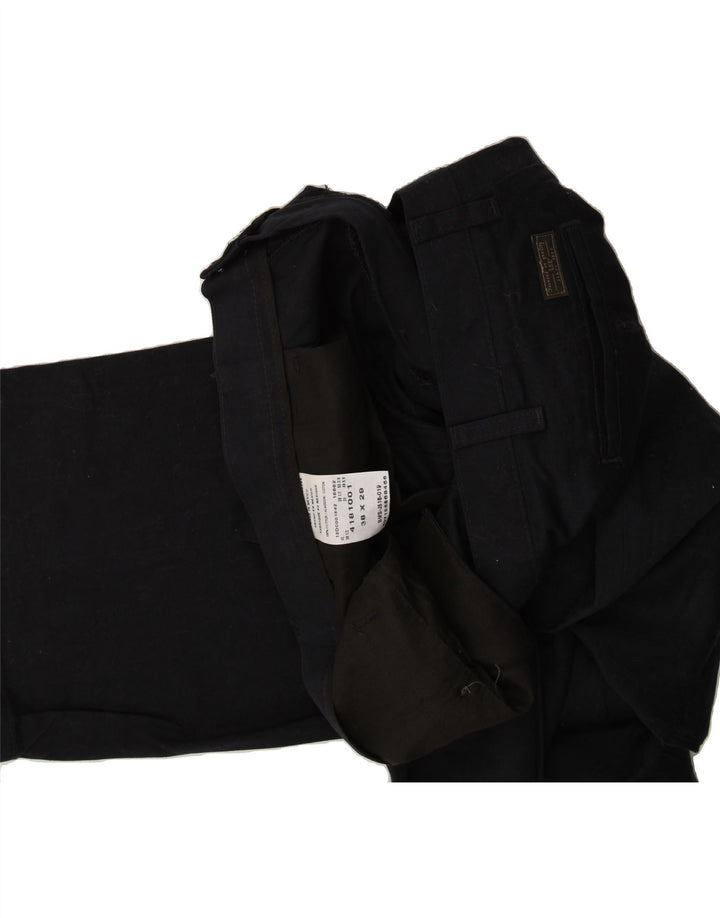 LEE Mens Pegged Chino Trousers W38 L29 Navy Blue Cotton Vintage Lee and Second-Hand Lee from Messina Hembry 