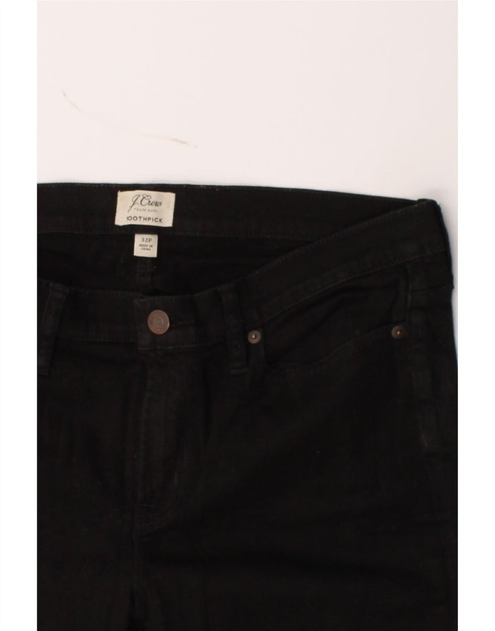 J. CREW Womens Toothpick Cropped Jeans W32 L24 Black Cotton Vintage J. Crew and Second-Hand J. Crew from Messina Hembry 