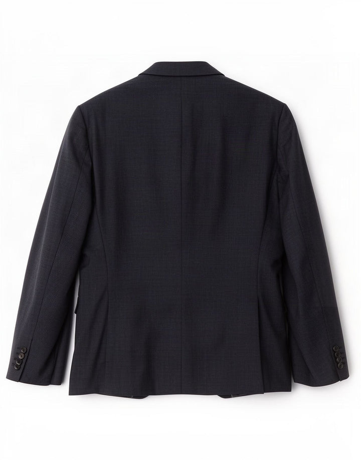 Hugo Boss Herre 2-knaps blazerjakke UK 52 XL Marineblå ternet uld