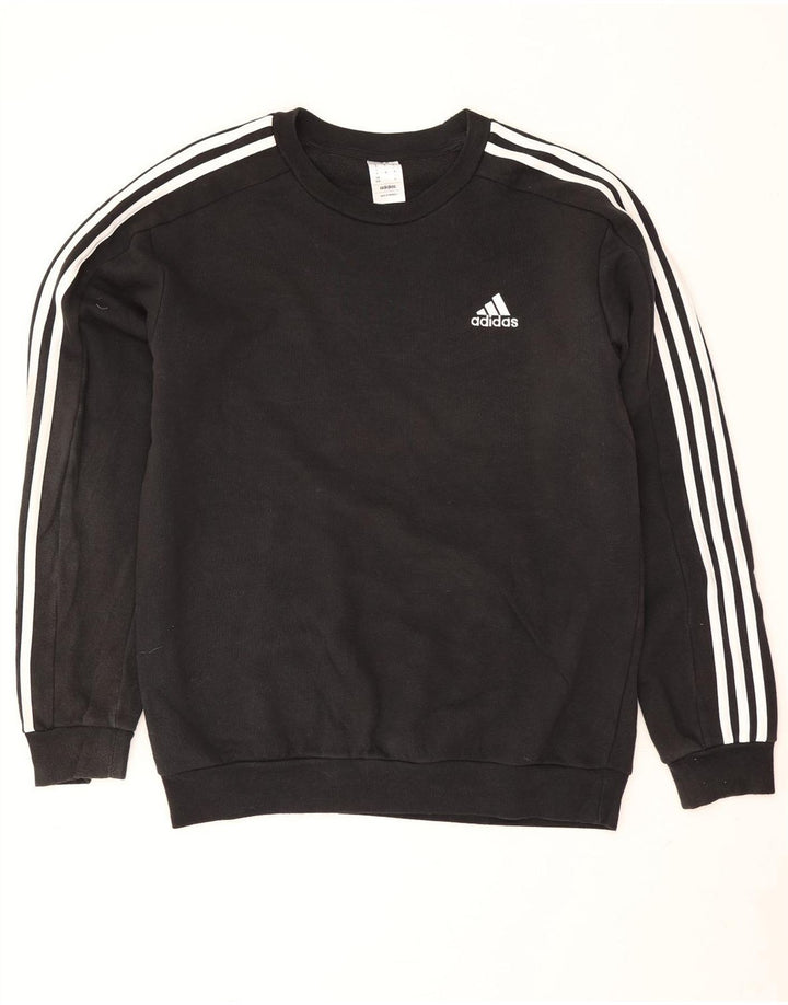 Adidas Sweatshirt Jumper Medium Sort bomuld til mænd
