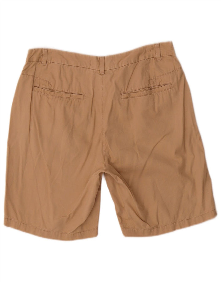 Marks & Spencer Chino Shorts til kvinder UK 10 Small W30 Beige Bomuld