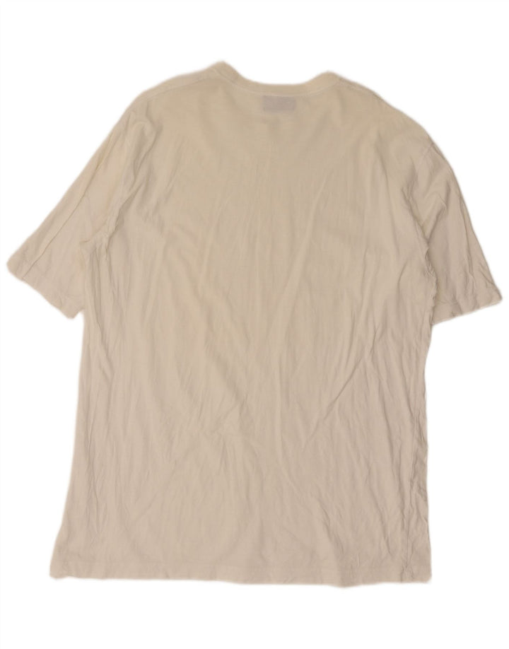 Hugo Boss Herre T-Shirt Top XL Hvid Bomuld