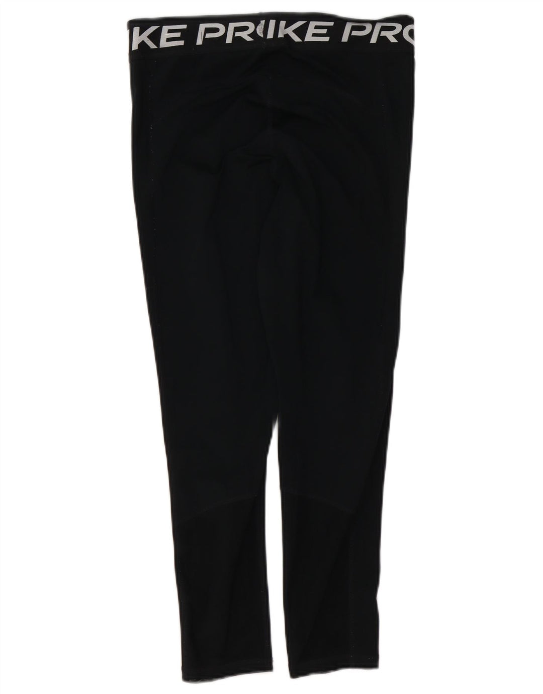 NIKE Dri Fit grafiske leggings til kvinder UK 12 Medium Black Polyester