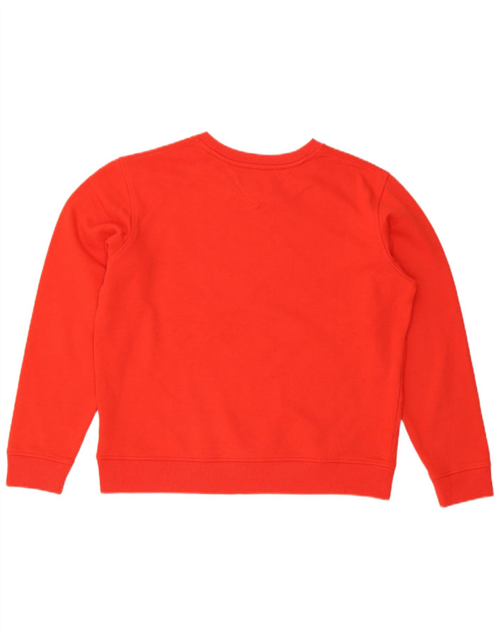 Tommy Hilfiger Herre Grafisk Sweatshirt Jumper XL Rød Bomuld