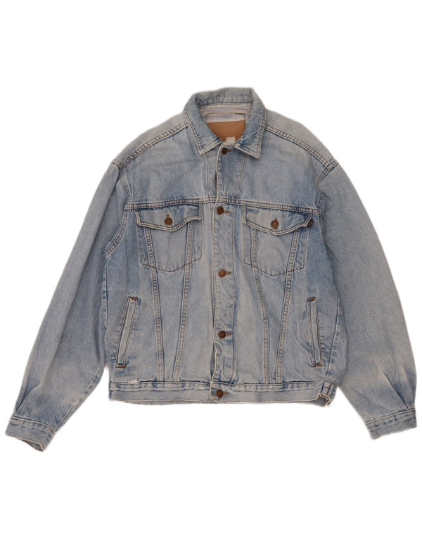 Wampum Herre denimjakke UK 38 Medium Blue