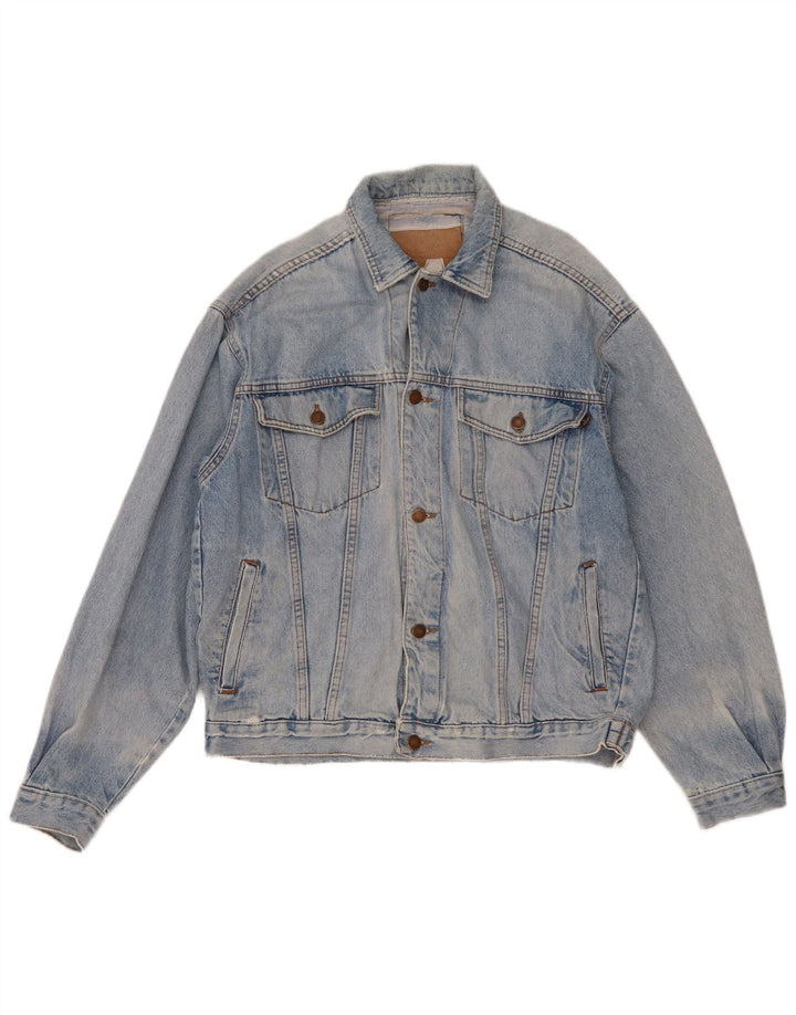 Wampum Herre denimjakke UK 38 Medium Blue