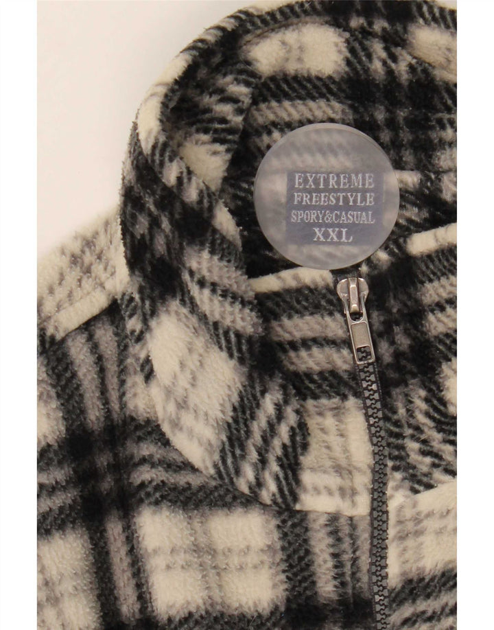 Extreme Herre Fleecejakke UK 44 2XL Beige Ternet Polyester