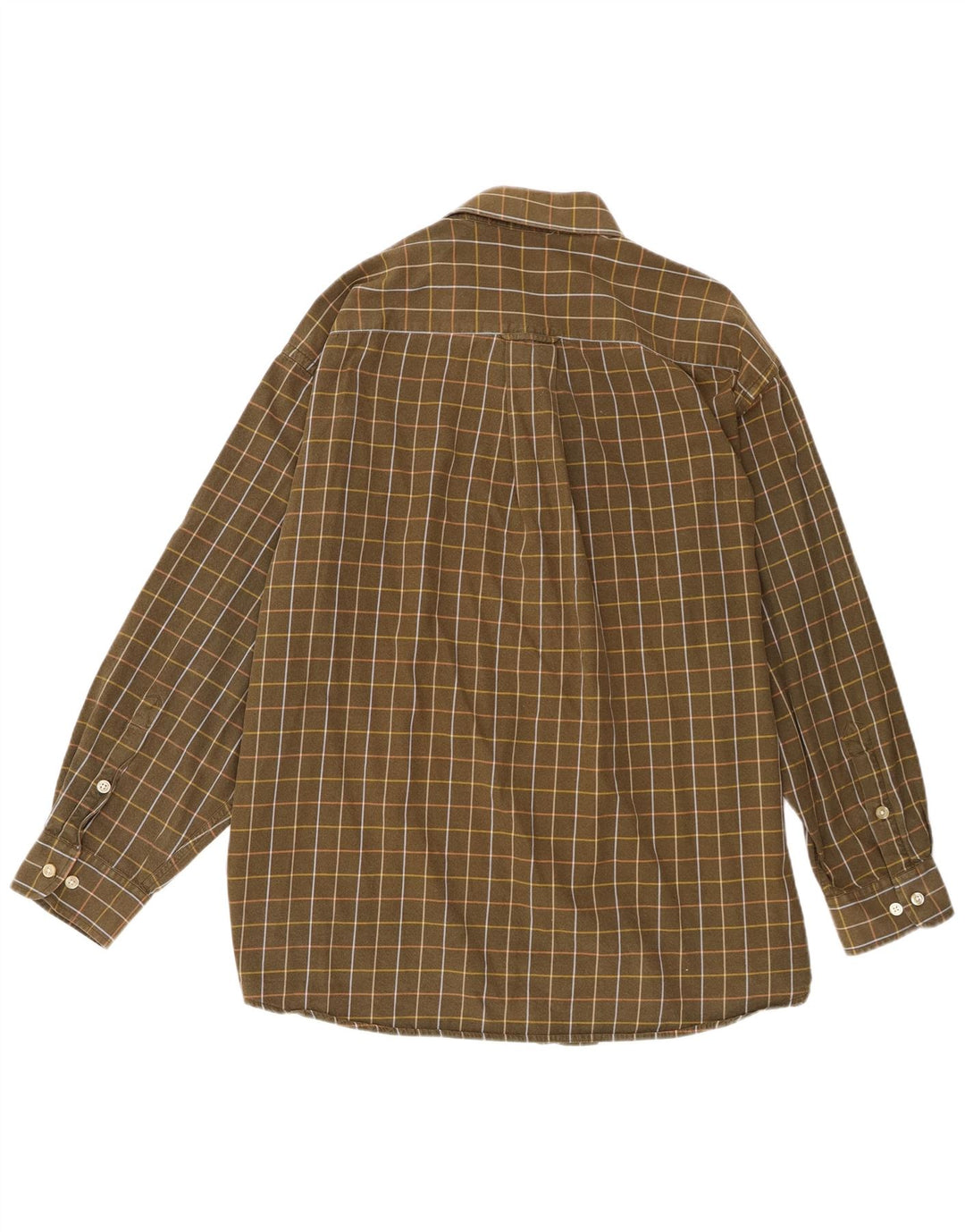Orvis Herreskjorte 2XL Khaki Ternet Bomuld