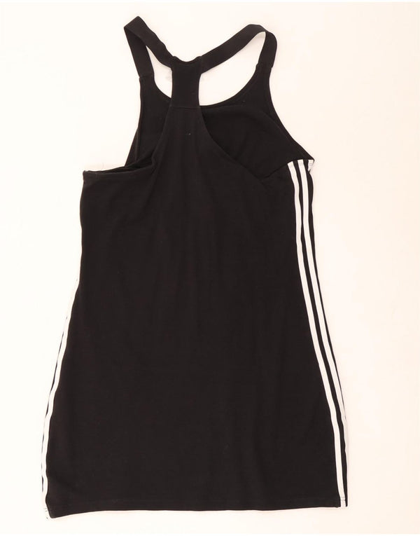 Adidas Dame Tennis Dress UK 22 3XL Sort Bomuld