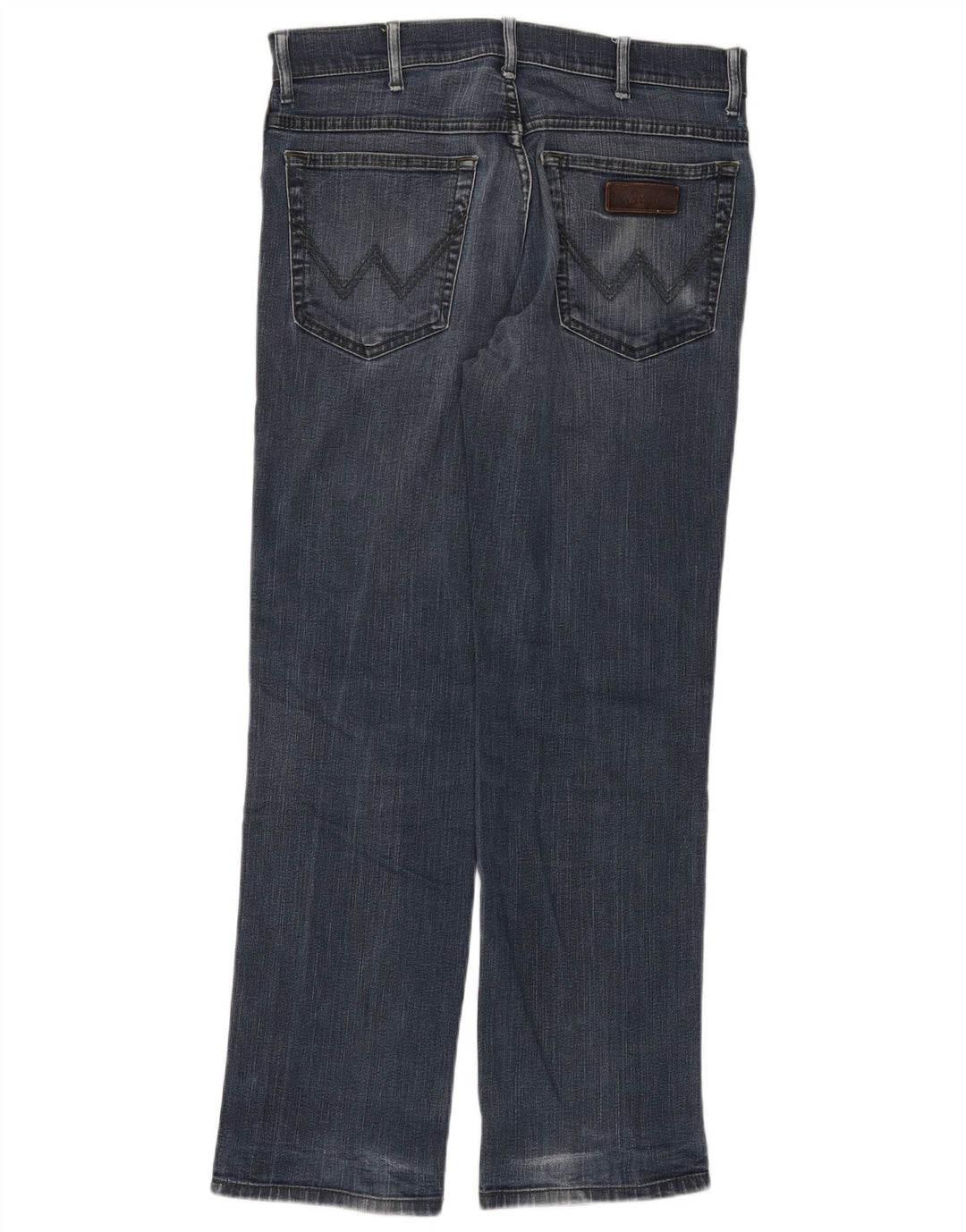 WRANGLER Herre Texas Stretch Straight Jeans W32 L30 Blå Bomuld