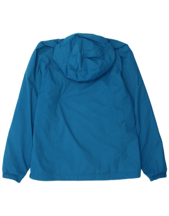 THE NORTH FACE Womens Hooded Windbreaker Jacket UK 16 Large Blue