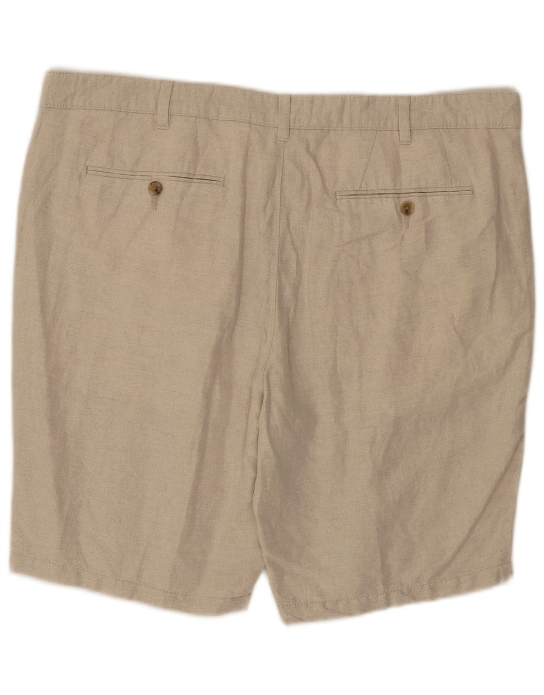Marks & Spencer Chino Shorts til mænd W40 XL Beige hør