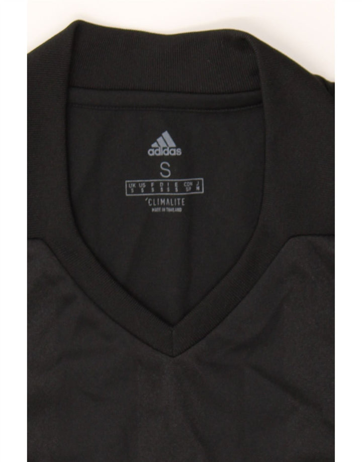ADIDAS Mens Climalite Polo Shirt Small Black Polyester Vintage Adidas and Second-Hand Adidas from Messina Hembry 