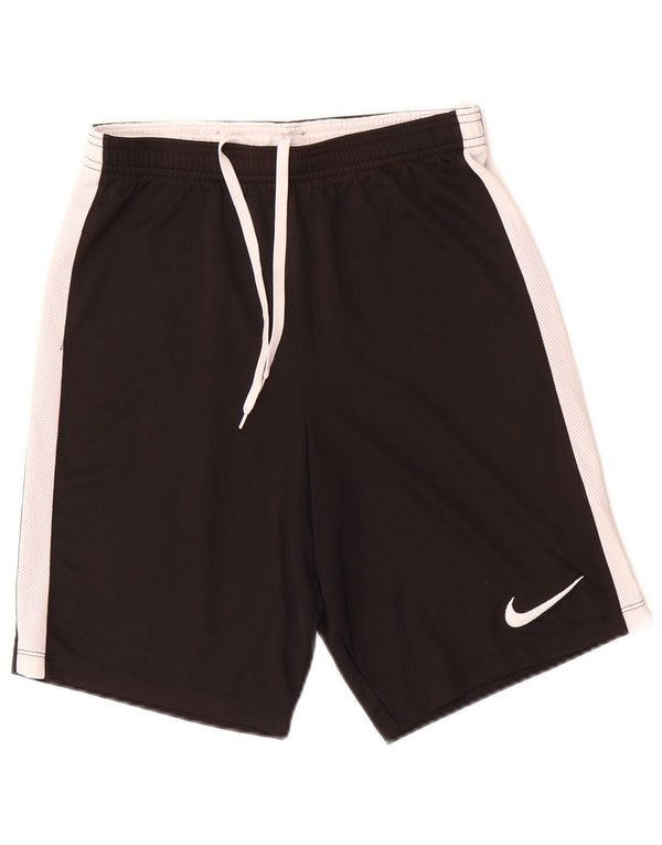 Nike Dri Fit sportsshorts til mænd Small Black Colourblock Polyester