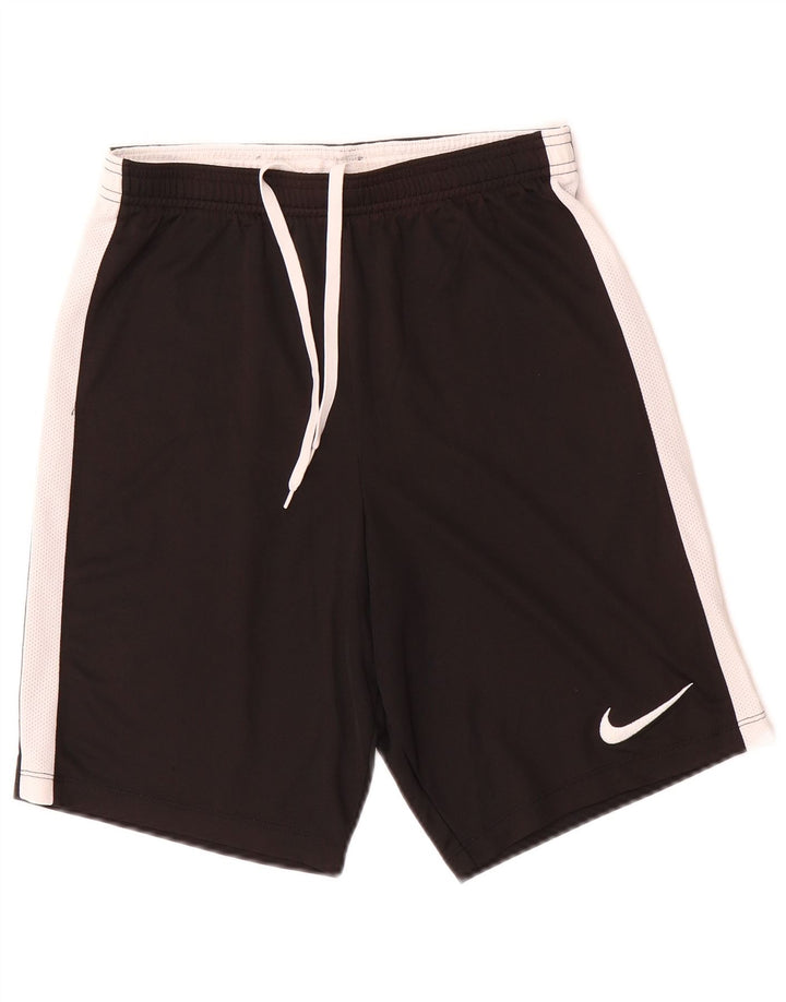 Nike Dri Fit sportsshorts til mænd Small Black Colourblock Polyester