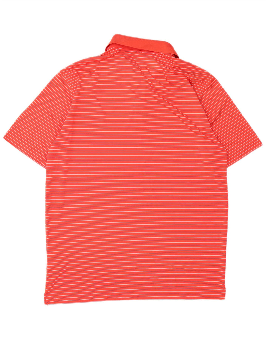 Nike Dri Fit poloshirt til mænd mellem rød stribet polyester