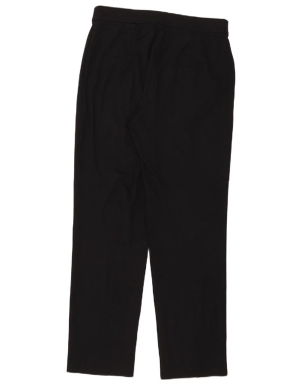 Marks & Spencer Lige fritidsbukser til kvinder UK 14 Large W33 L31 Black