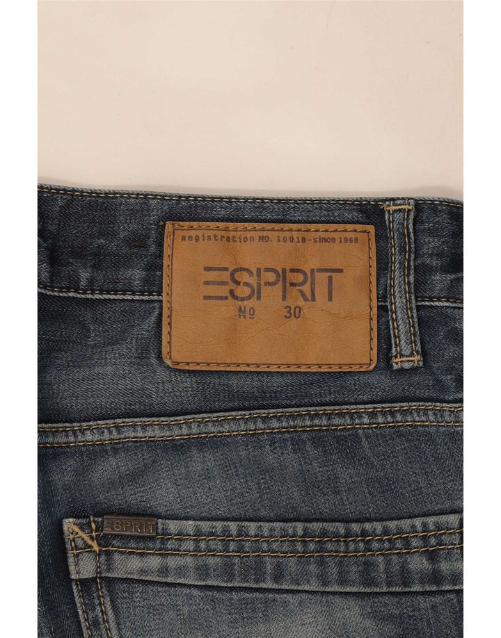 Esprit Dame Straight Jeans W30 L32 Marineblå Bomuld