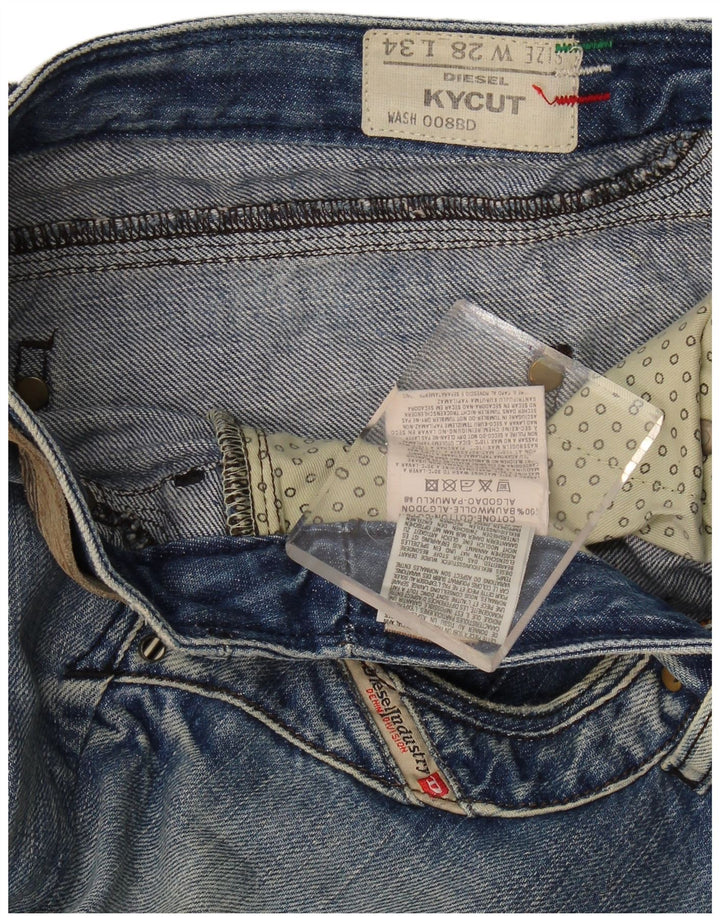 Diesel Dame Kycut Slim Jeans W28 L31 Blå Bomuld