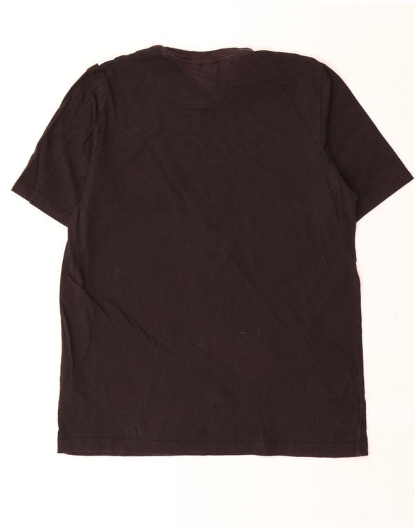 Adidas Herre T-Shirt Top Stor Sort Bomuld