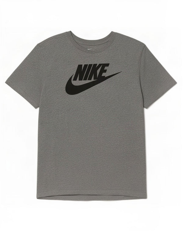 Nike grafisk T-shirt top til mænd XL Grå bomuld