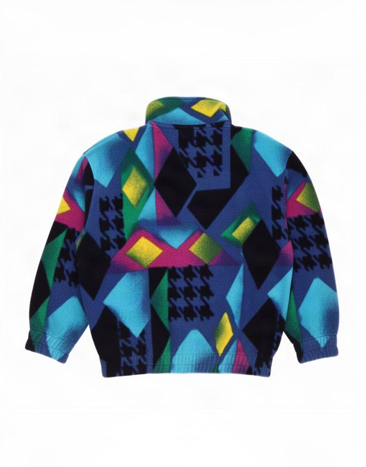 Fila Boys Fleece Jumper med lynlås 7-8 år Flerfarvet Patchwork