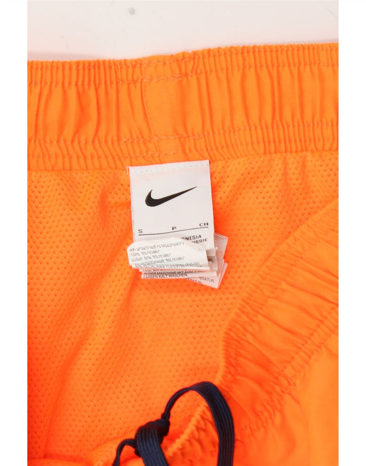 NIKE badeshorts til mænd, små orange polyester