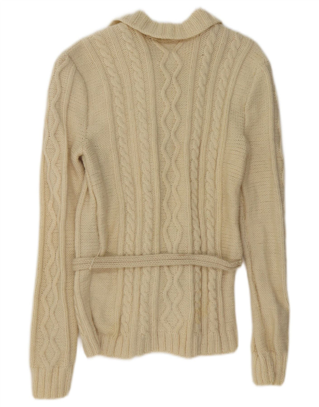 Vintage dame cardigan sweater UK 14 Medium Beige