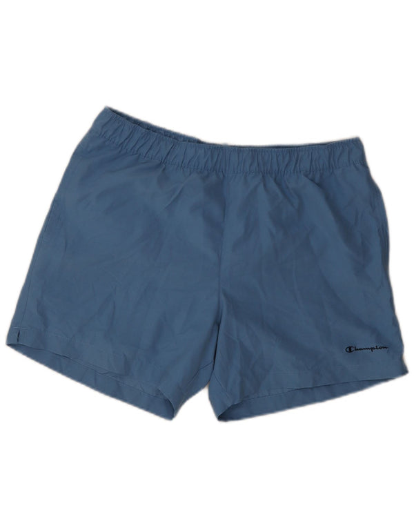 Champion Herre sportsshorts Large Blue Polyester