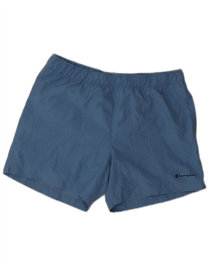 Champion Herre sportsshorts Large Blue Polyester