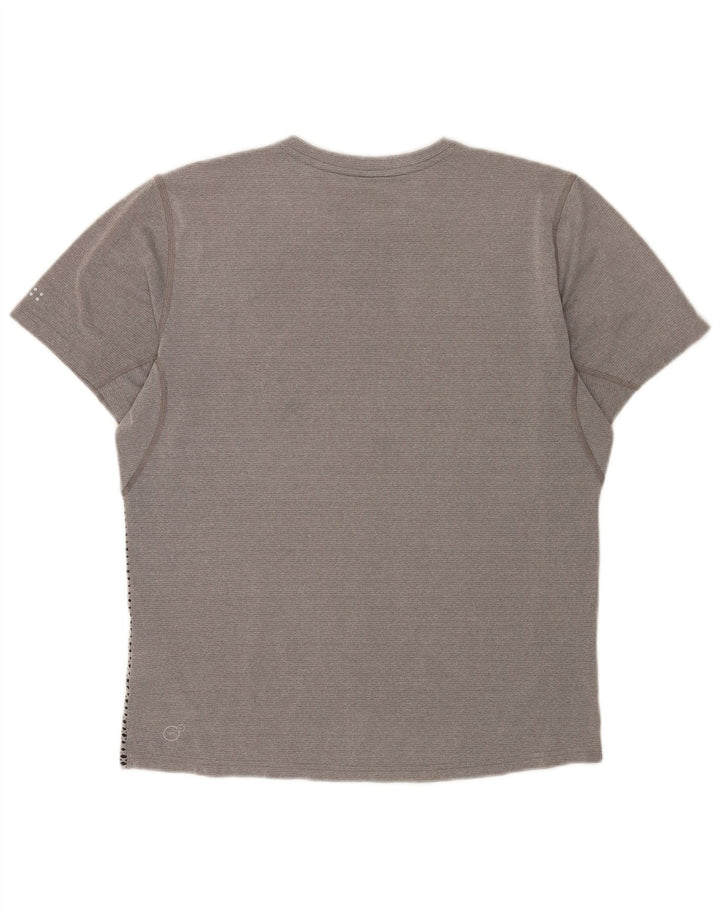 Puma herre T-shirt top mellemgrå plettet polyester