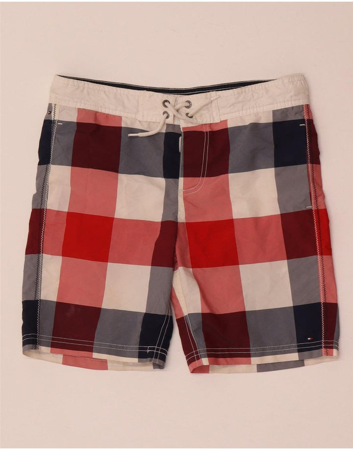 Tommy Hilfiger Drenge svømmeshorts 13-14 år Flerfarvet tern