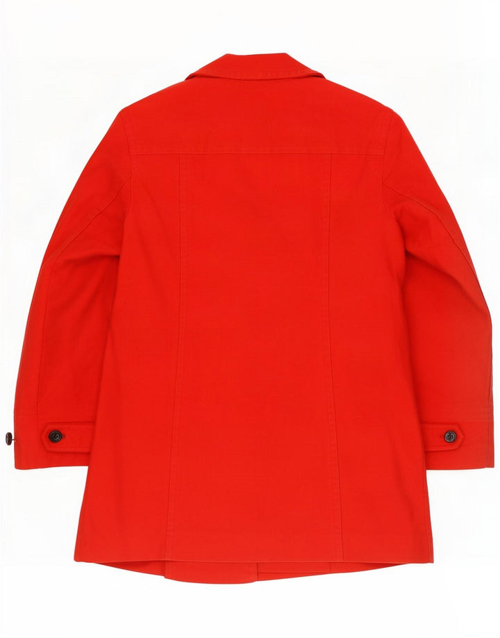 Boden Womens Pea Coat UK 12 Medium Red Cotton