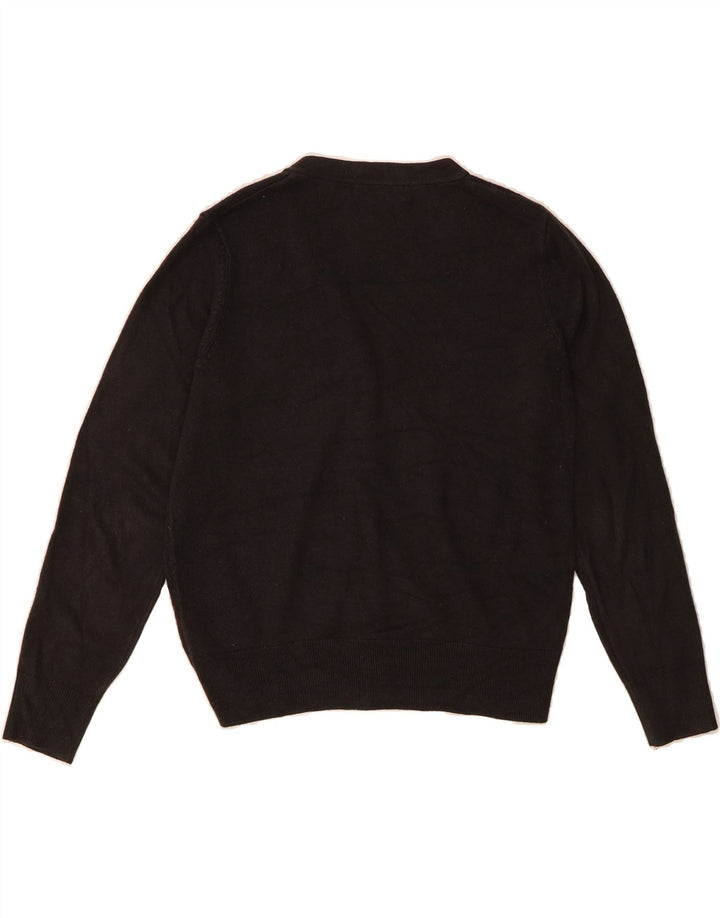 MARKS & SPENCER Womens Cardigan Sweater UK 10 Small  Black Acrylic Vintage Marks & Spencer and Second-Hand Marks & Spencer from Messina Hembry 
