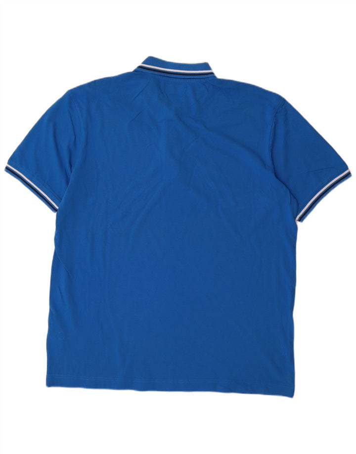KAPPA Poloskjorte til mænd 2XL Blå Bomuld