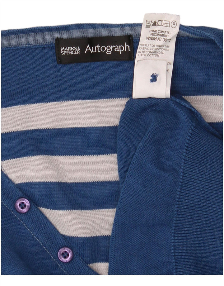 Marks & Spencer Herre Autograph V-hals sweater Stor Blå