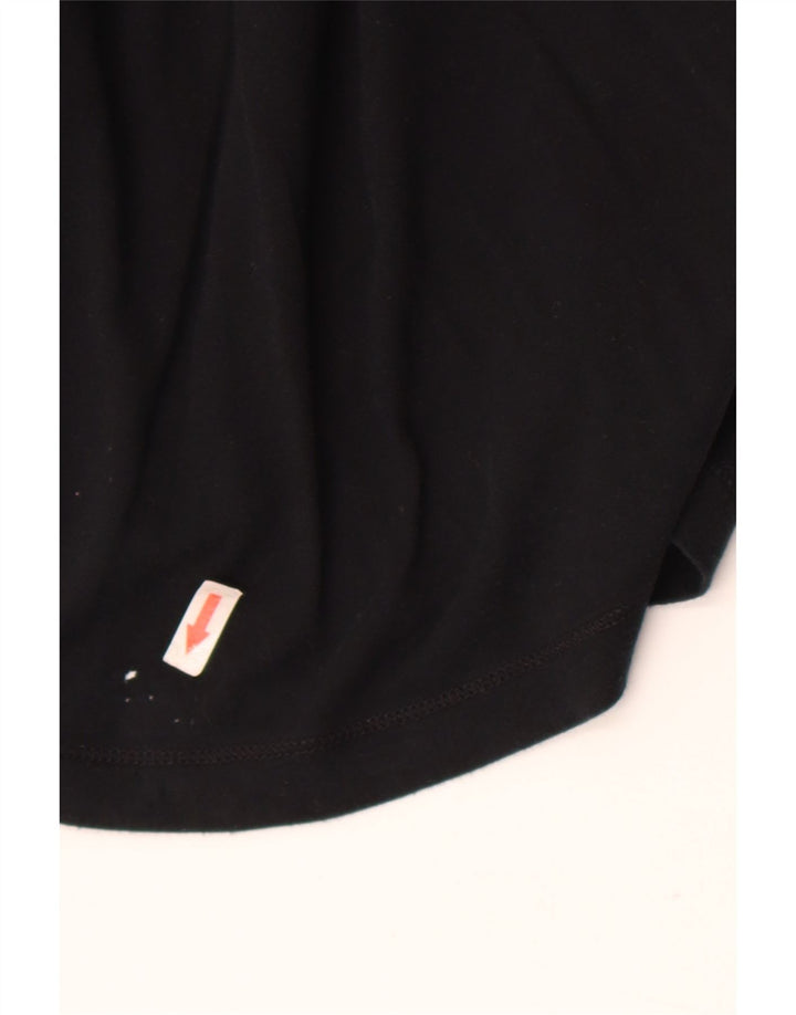 Ralph Lauren Dame Flæse Top Langærmet UK 12 Medium Sort