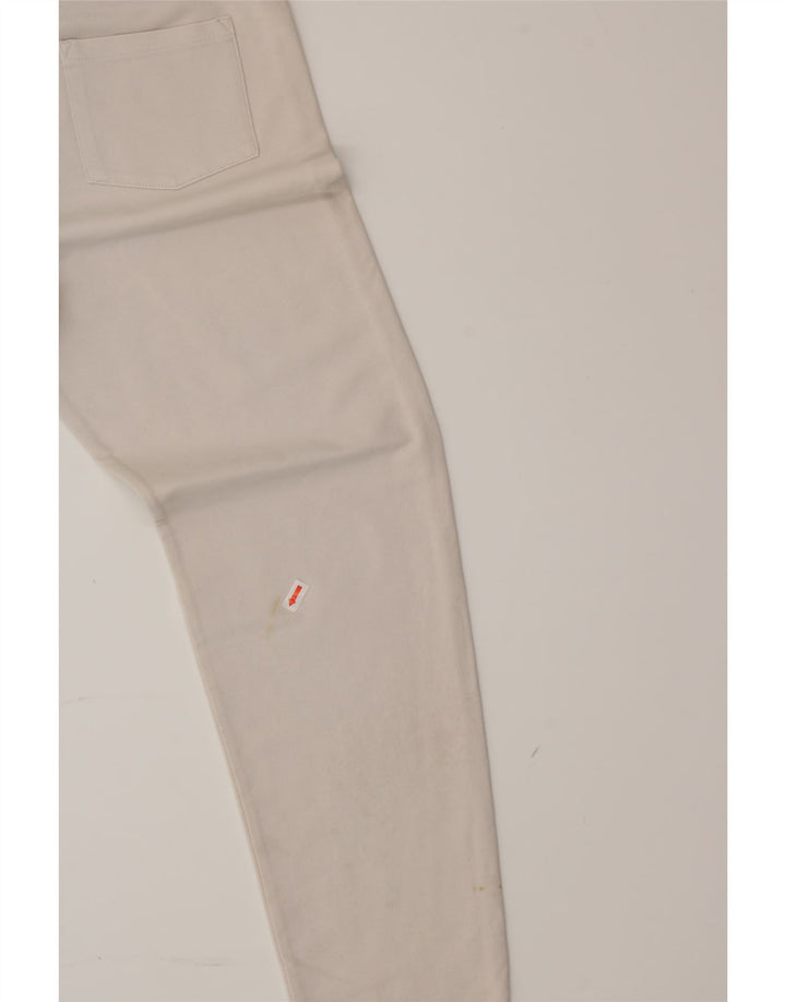 CONVERSE Womens Tracksuit Trousers Joggers UK 12 Medium  Off White Vintage Converse and Second-Hand Converse from Messina Hembry 