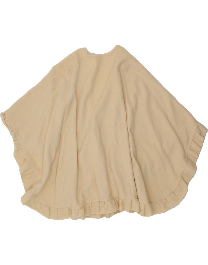 VINTAGE Womens Poncho Jumper One Size Off White Vintage Vintage and Second-Hand Vintage from Messina Hembry 