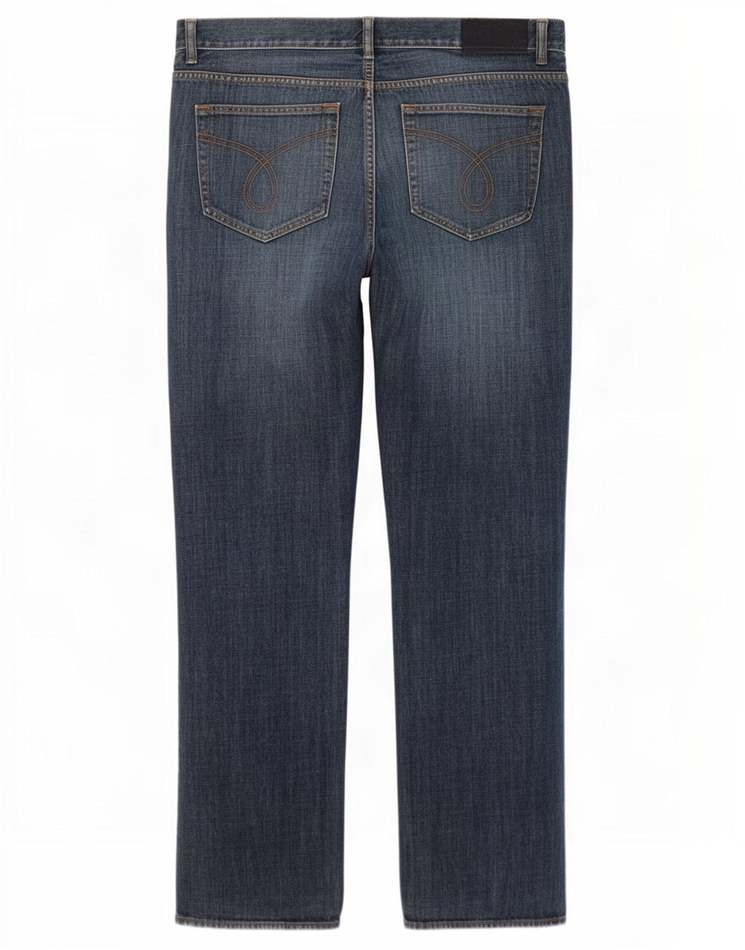 Calvin Klein Straight Jeans til mænd W36 L33 Blå Bomuld