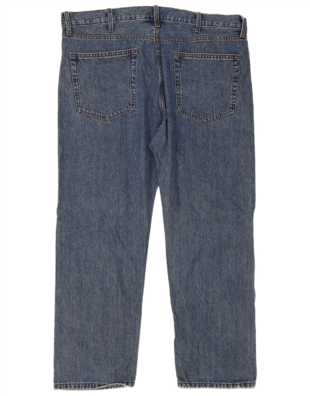 Marks & Spencer Straight Jeans til mænd W40 L29 Blå Bomuld