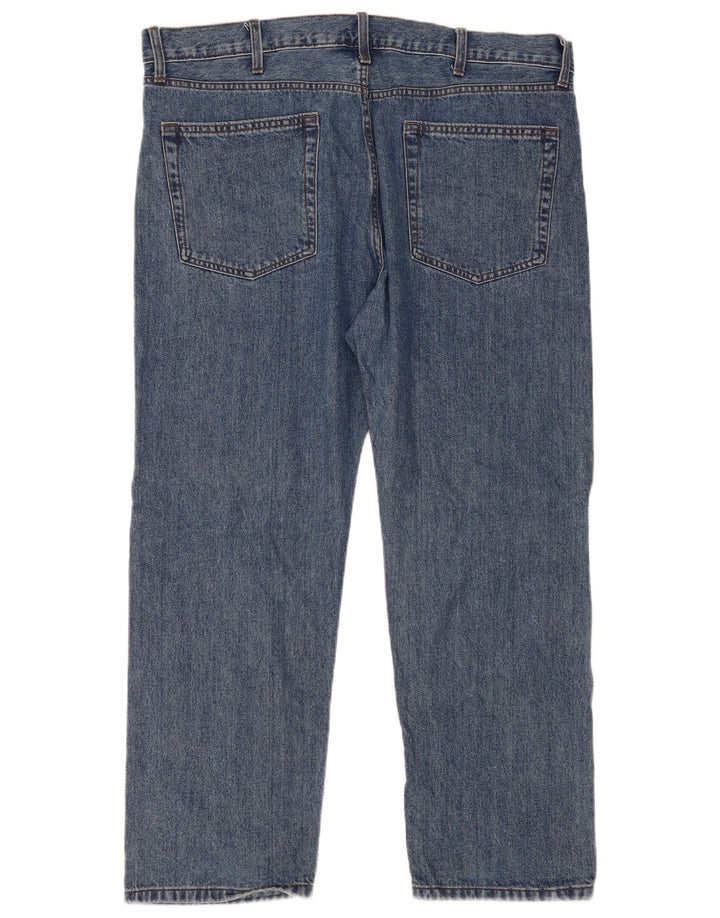 Marks & Spencer Straight Jeans til mænd W40 L29 Blå Bomuld