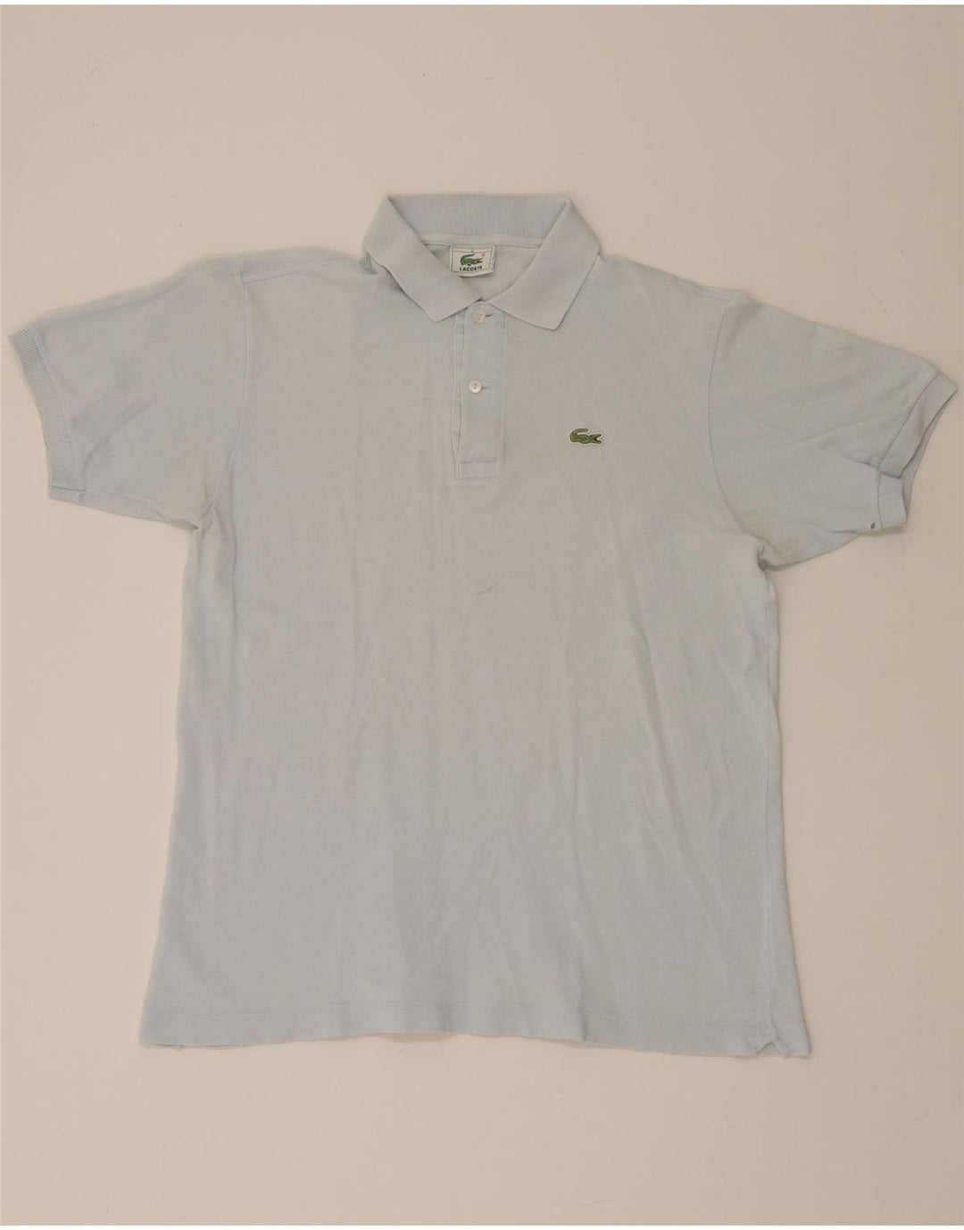 LACOSTE Mens Polo Shirt Size 5 Large Blue Cotton Vintage Lacoste and Second-Hand Lacoste from Messina Hembry 